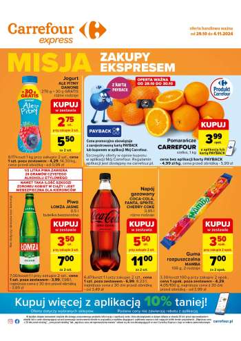 Gazetka Carrefour Express - 29.10.2024 - 4.11.2024.