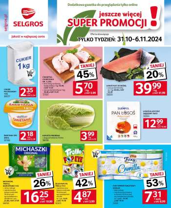 Gazetka Selgros - 31.10.2024 - 6.11.2024.