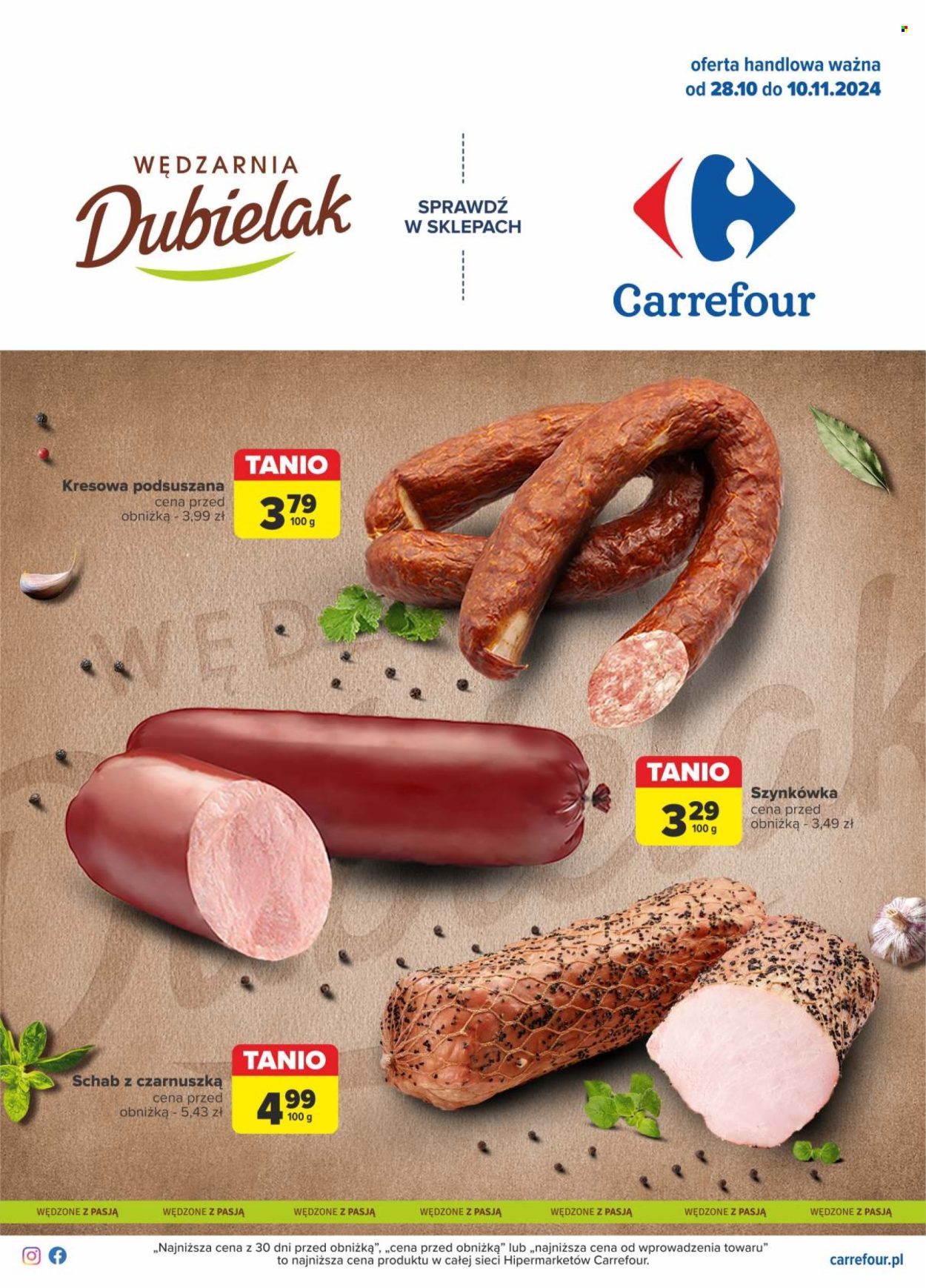 Gazetka Carrefour - 28.10.2024 - 10.11.2024. Strona 1