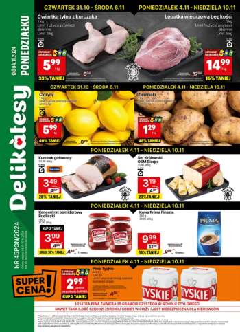 Gazetka Delikatesy Centrum - 4.11.2024 - 10.11.2024.