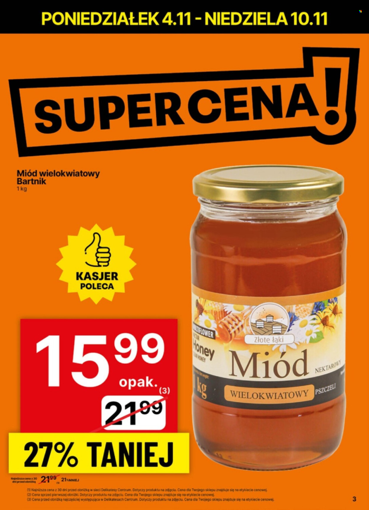 Gazetka Delikatesy Centrum - 4.11.2024 - 10.11.2024. Strona 3