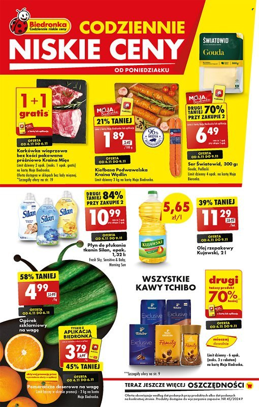 Gazetka Biedronka - 4.11.2024 - 9.11.2024. Strona 1