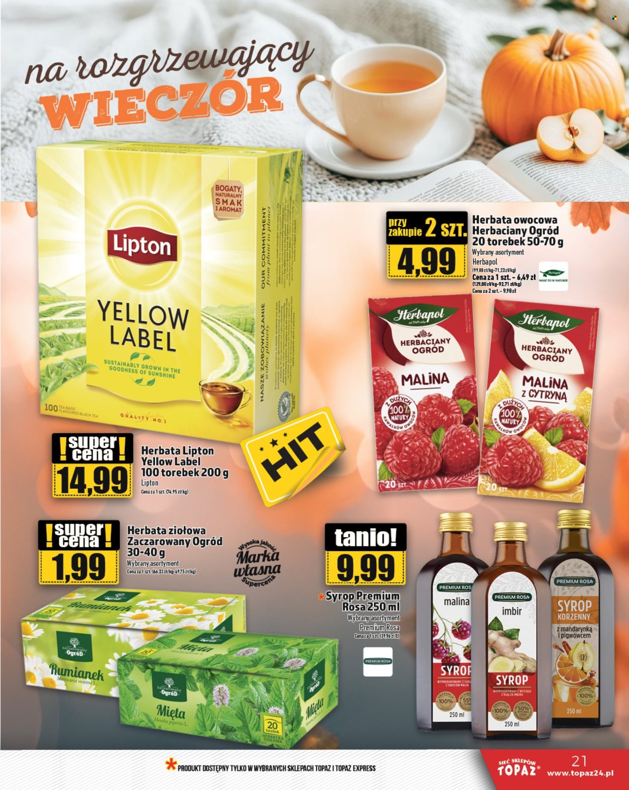 Gazetka Topaz - 7.11.2024 - 13.11.2024. Strona 21