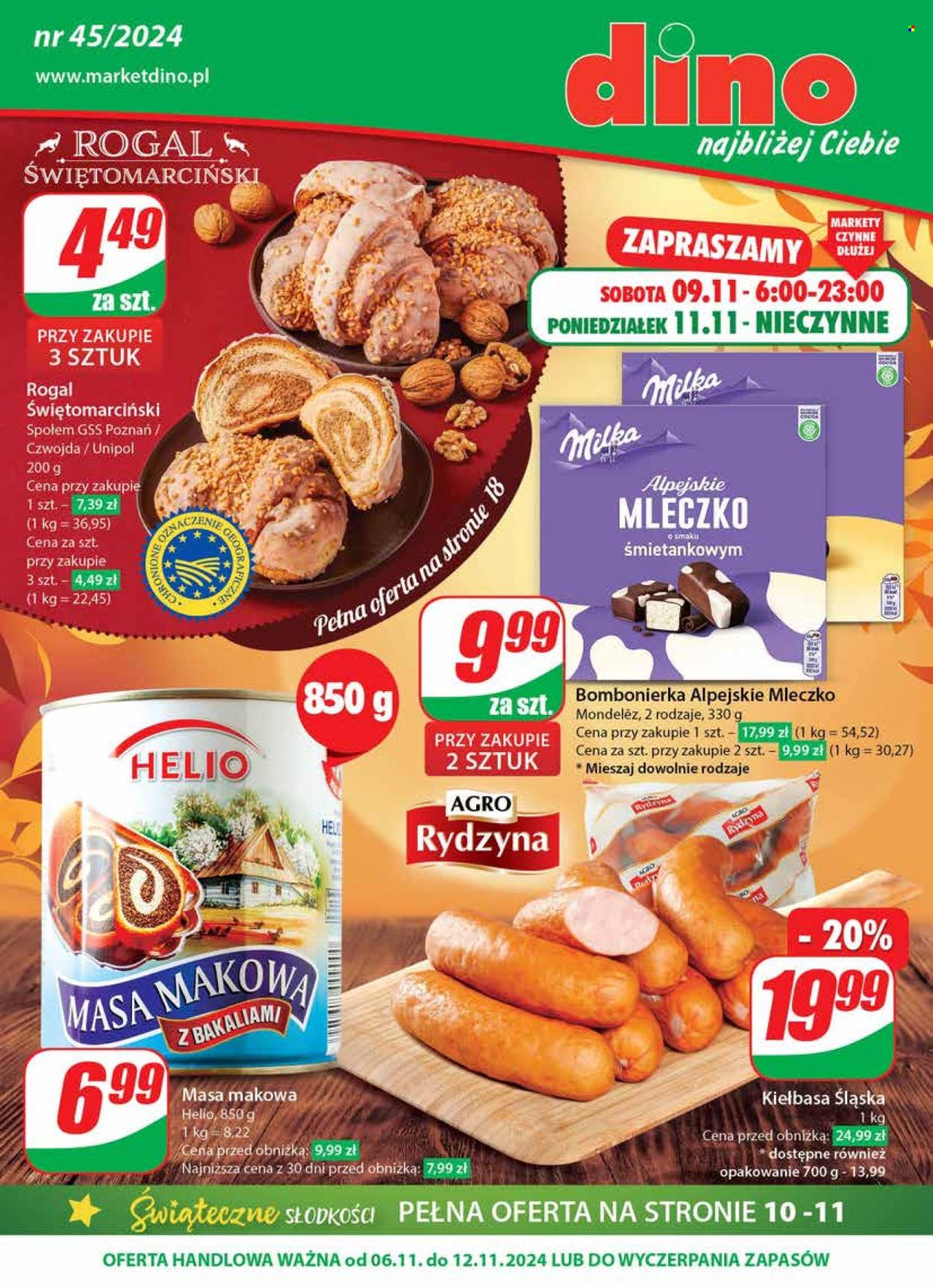 Gazetka Dino - 6.11.2024 - 12.11.2024. Strona 1