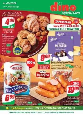 Gazetka Dino - 6.11.2024 - 12.11.2024.