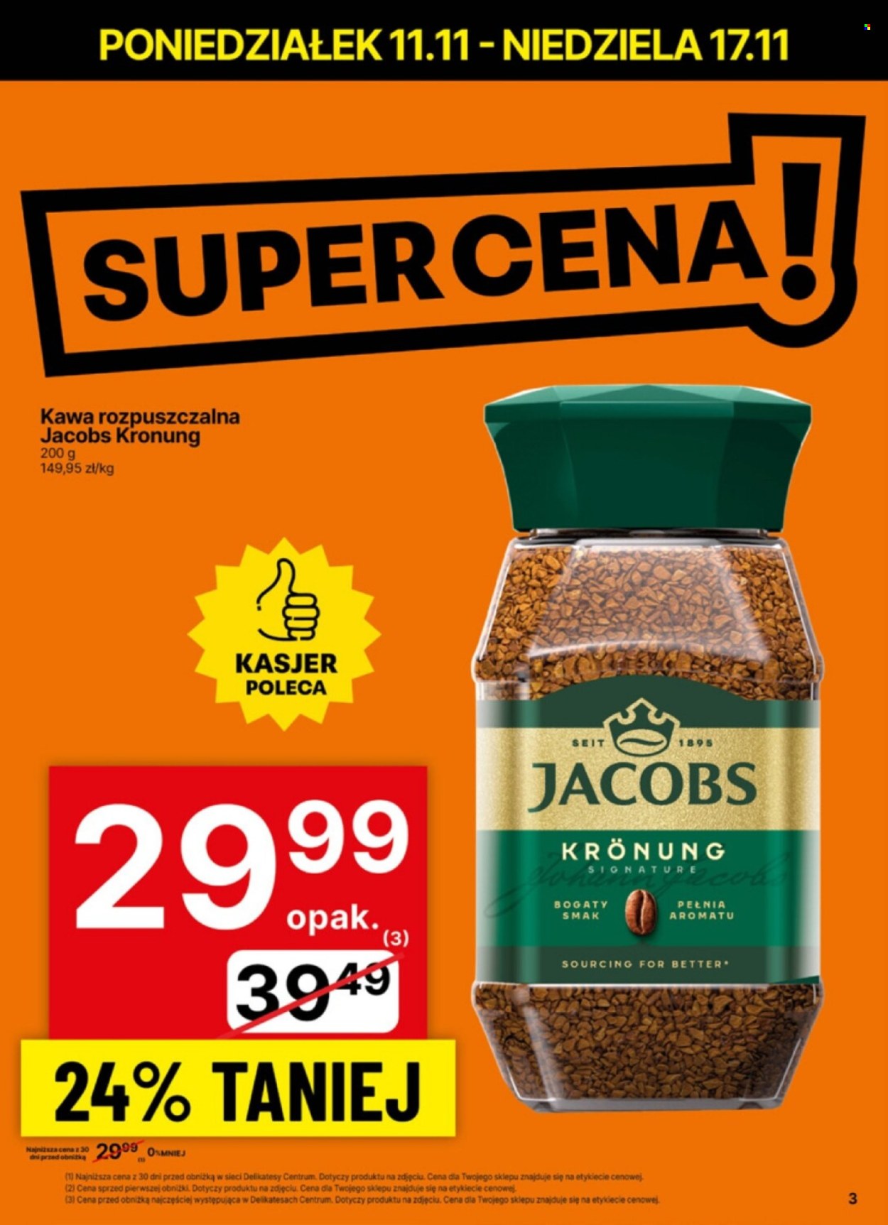 Gazetka Delikatesy Centrum - 11.11.2024 - 17.11.2024. Strona 3