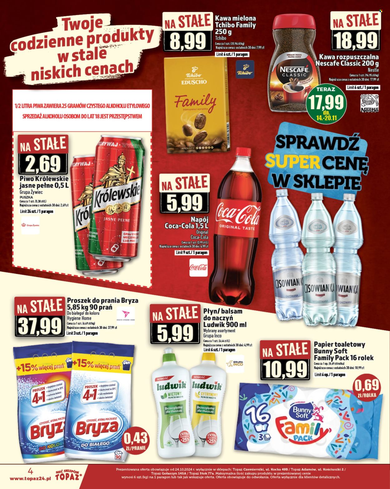 Gazetka Topaz - 14.11.2024 - 20.11.2024. Strona 4