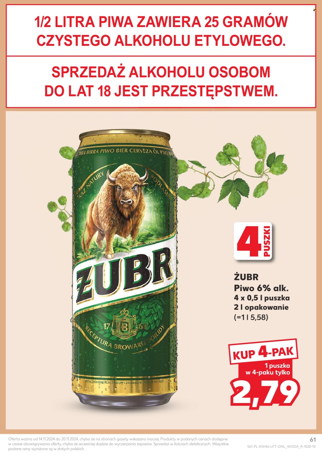 Gazetka Kaufland - 14.11.2024 - 20.11.2024. Strona 61