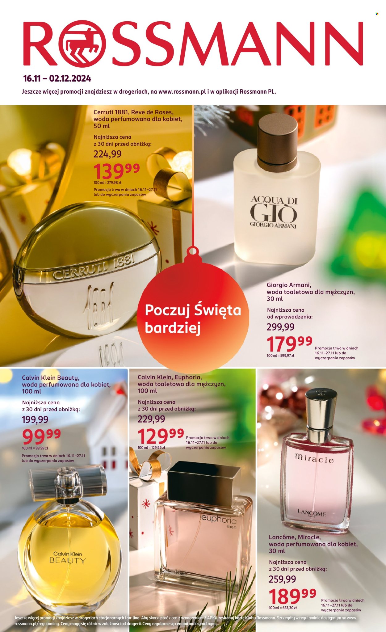 Leták Rossmann - 16.11.2024 - 2.12.2024. Strana 1