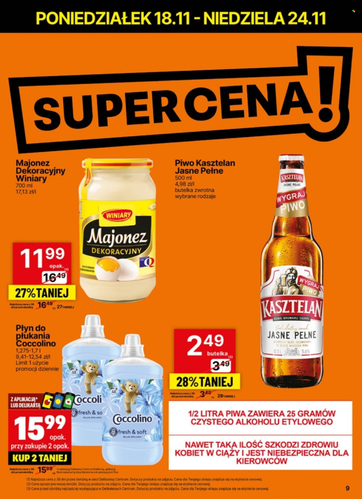 Gazetka Delikatesy Centrum - 18.11.2024 - 24.11.2024. Strona 9