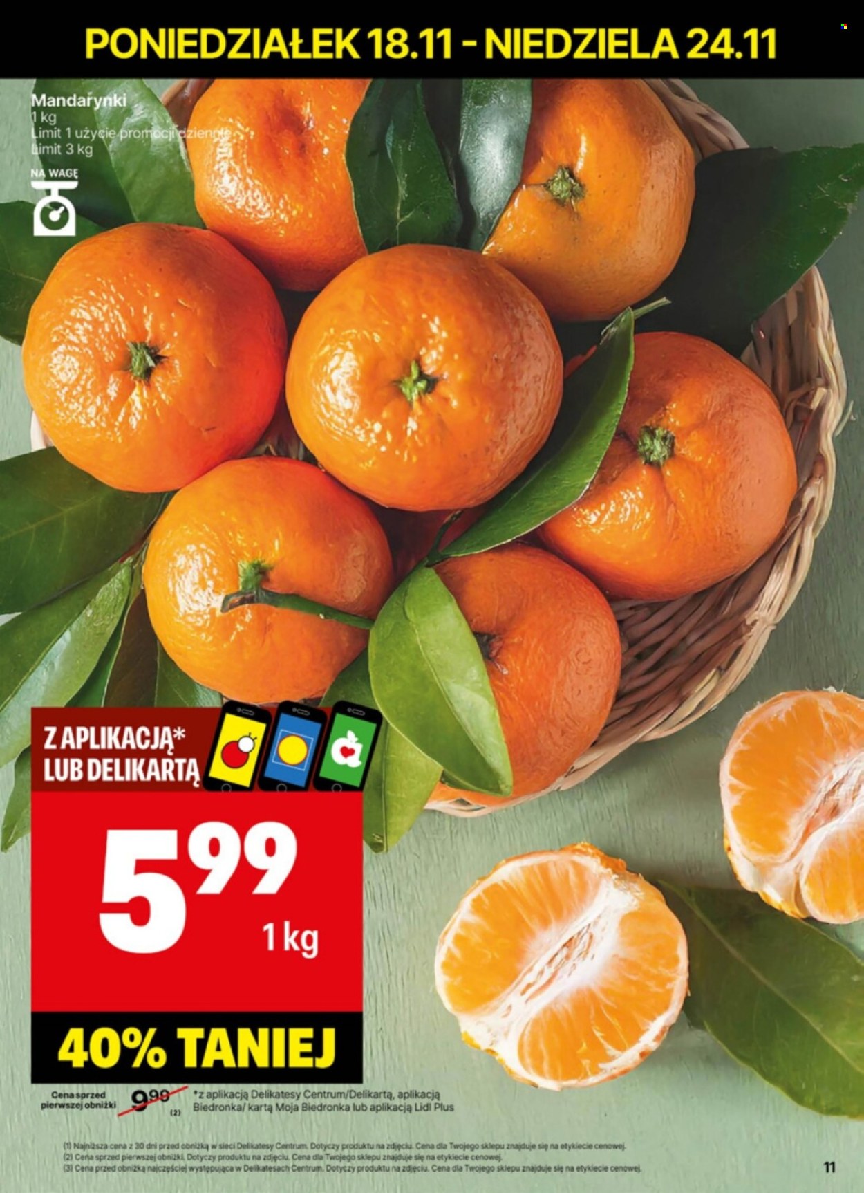 Gazetka Delikatesy Centrum - 18.11.2024 - 24.11.2024. Strona 11
