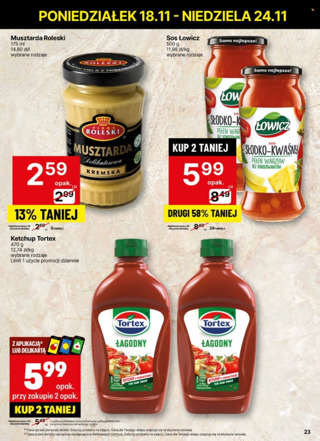 Gazetka Delikatesy Centrum - 18.11.2024 - 24.11.2024. Strona 23