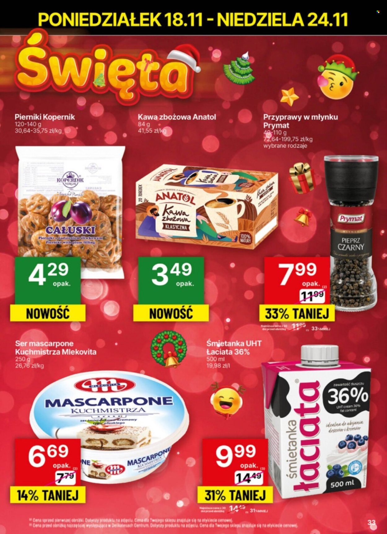 Gazetka Delikatesy Centrum - 18.11.2024 - 24.11.2024. Strona 33
