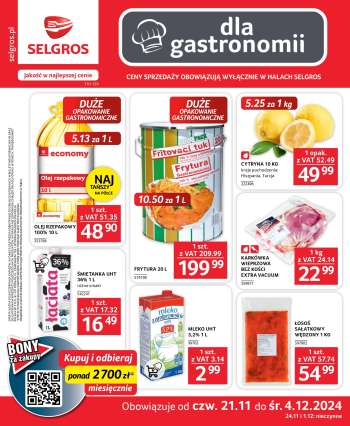 Gazetka Selgros - 21.11.2024 - 4.12.2024.