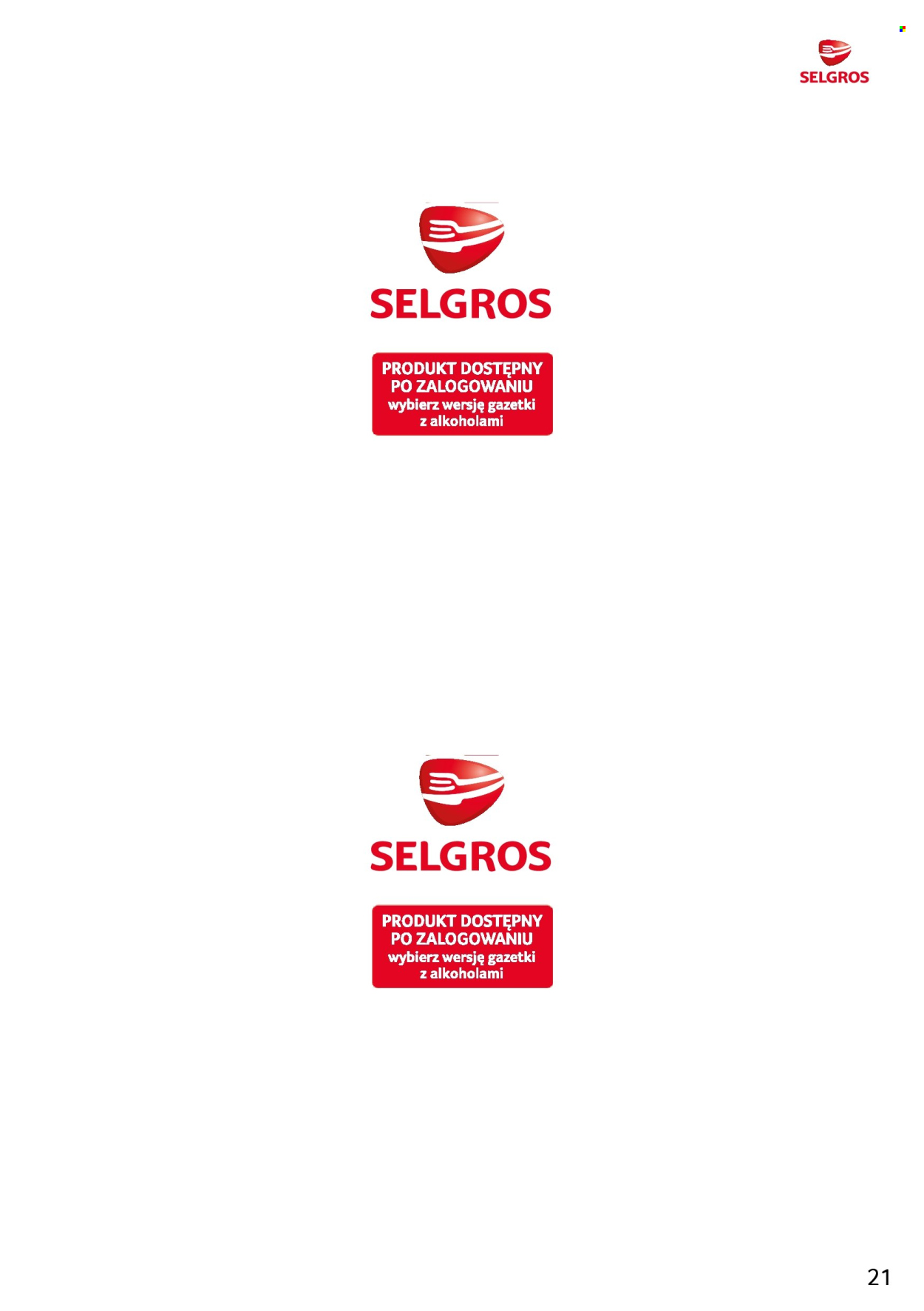 Gazetka Selgros - 21.11.2024 - 4.12.2024. Strona 21