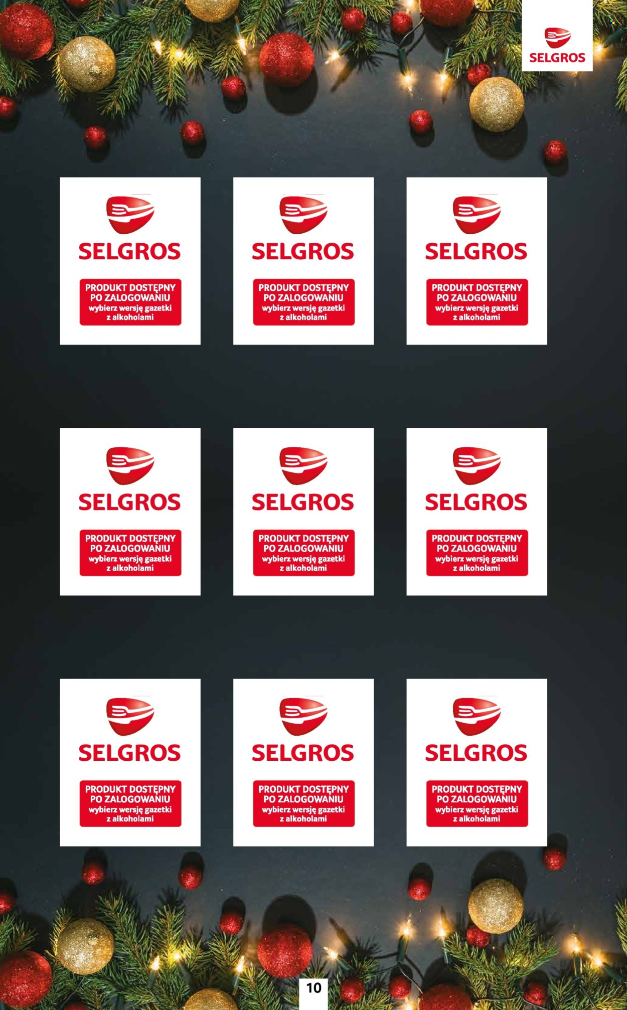 Gazetka Selgros - 21.11.2024 - 4.12.2024. Strona 10