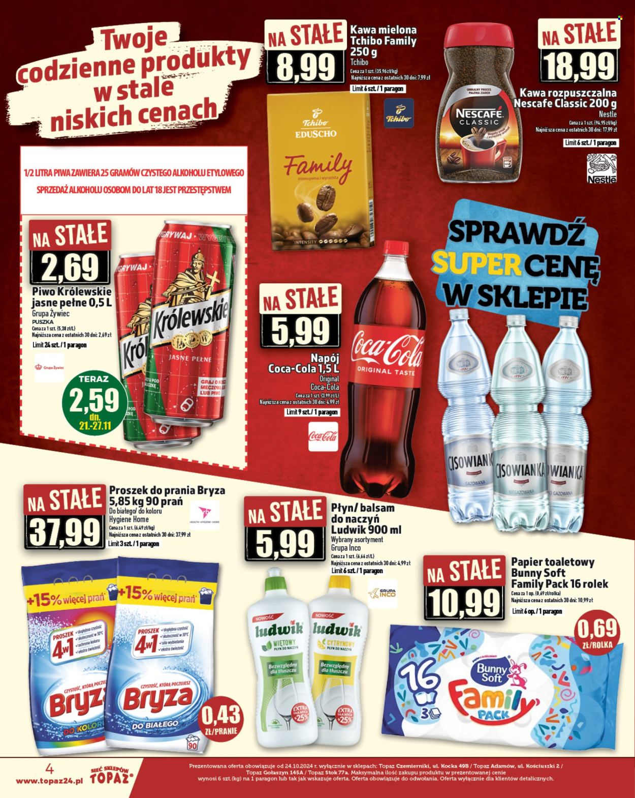 Gazetka Topaz - 21.11.2024 - 27.11.2024. Strona 4