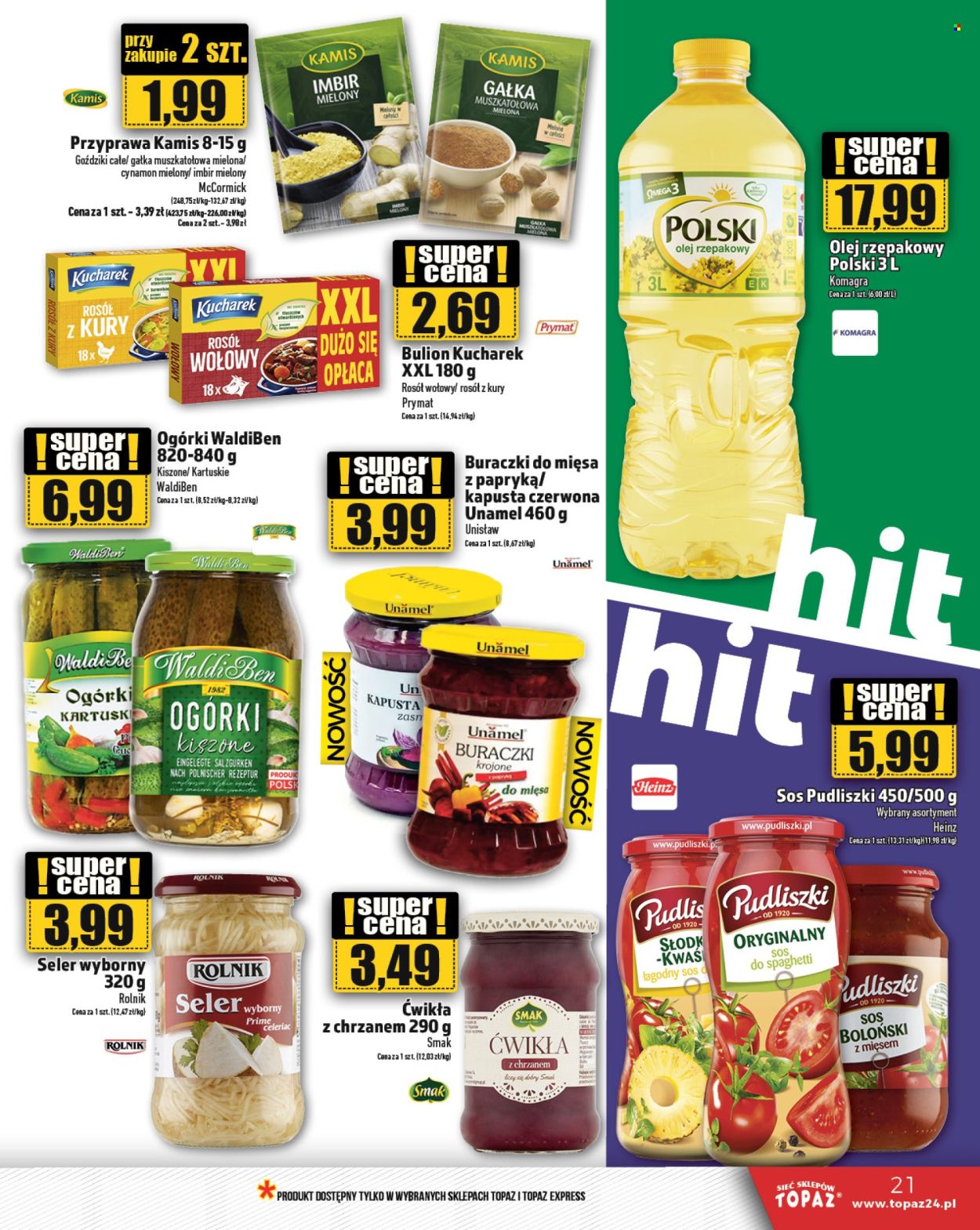 Gazetka Topaz - 21.11.2024 - 27.11.2024. Strona 21