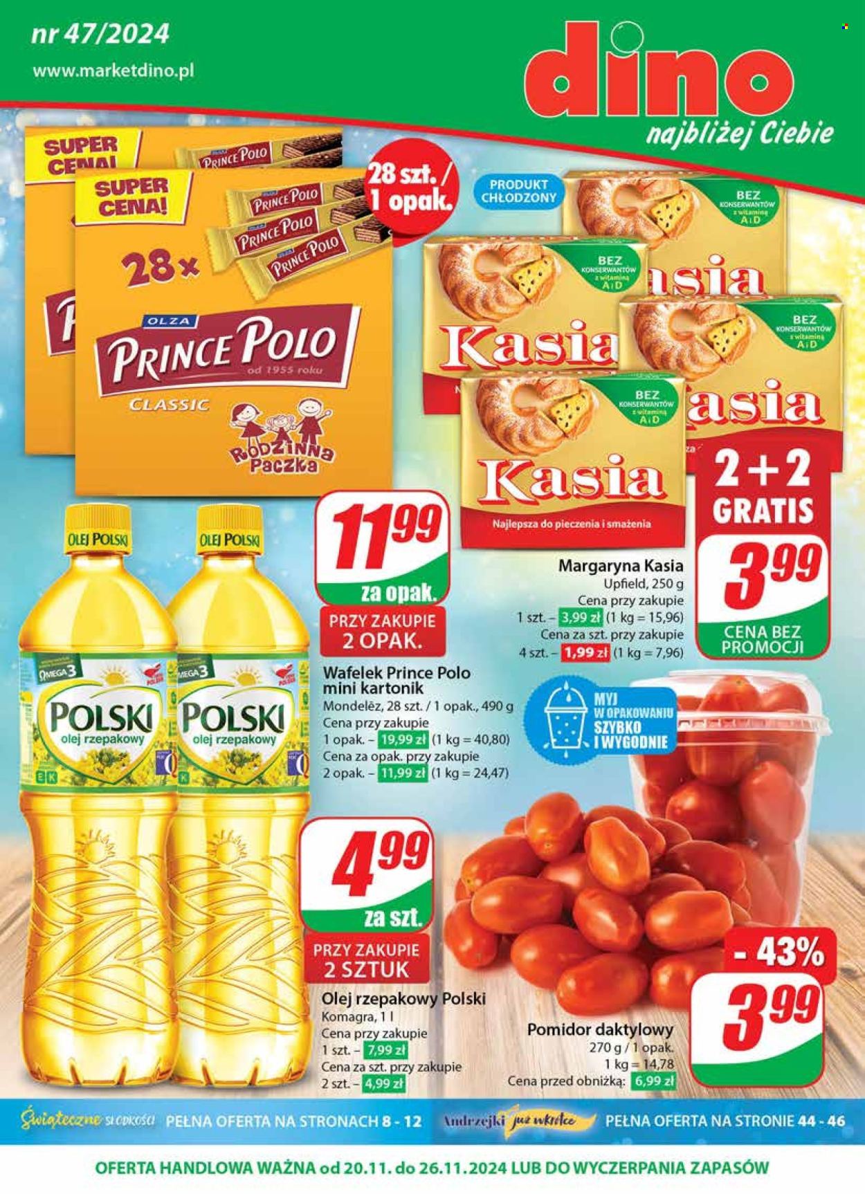 Gazetka Dino - 20.11.2024 - 26.11.2024. Strona 1
