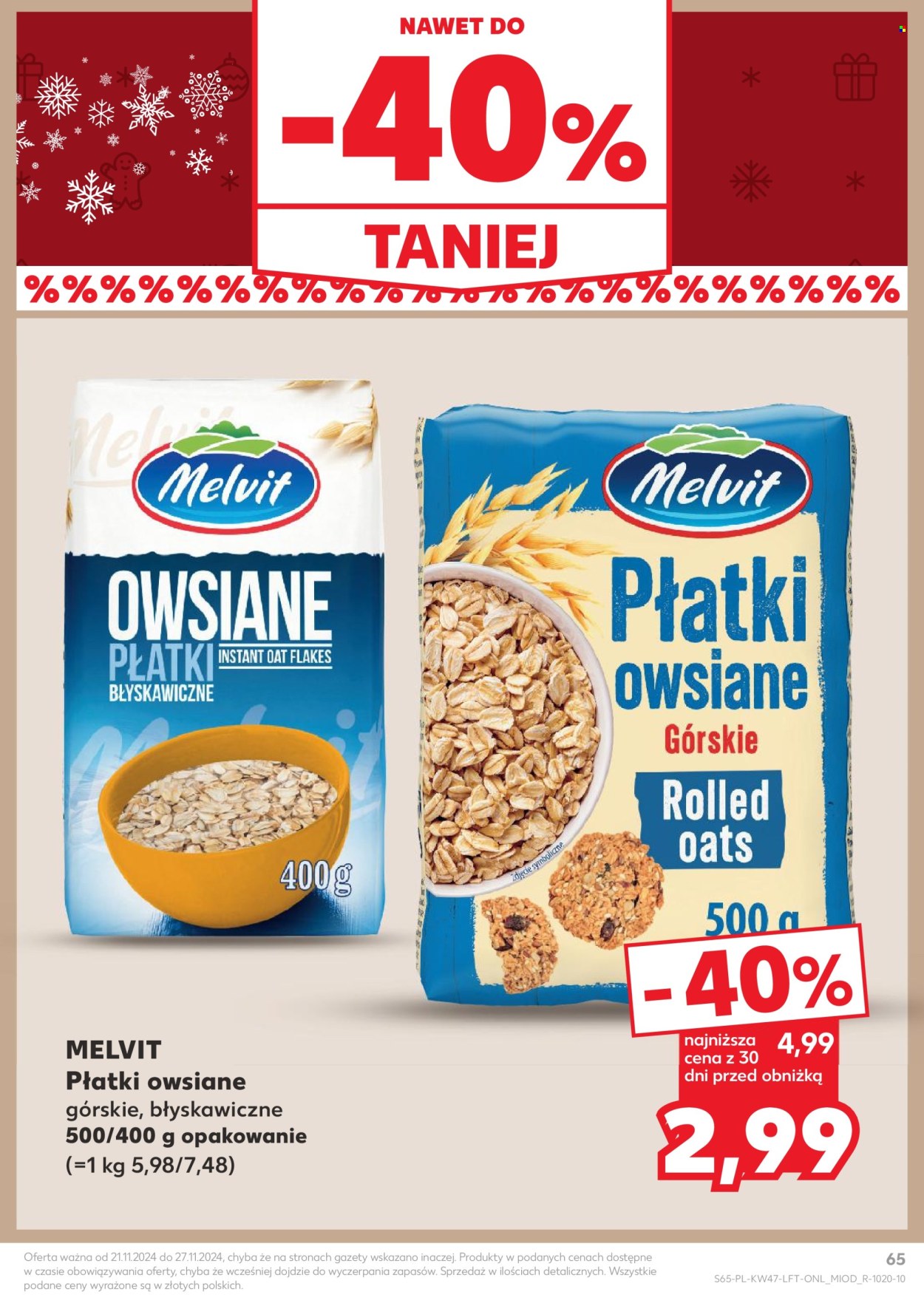 Gazetka Kaufland - 21.11.2024 - 27.11.2024. Strona 65