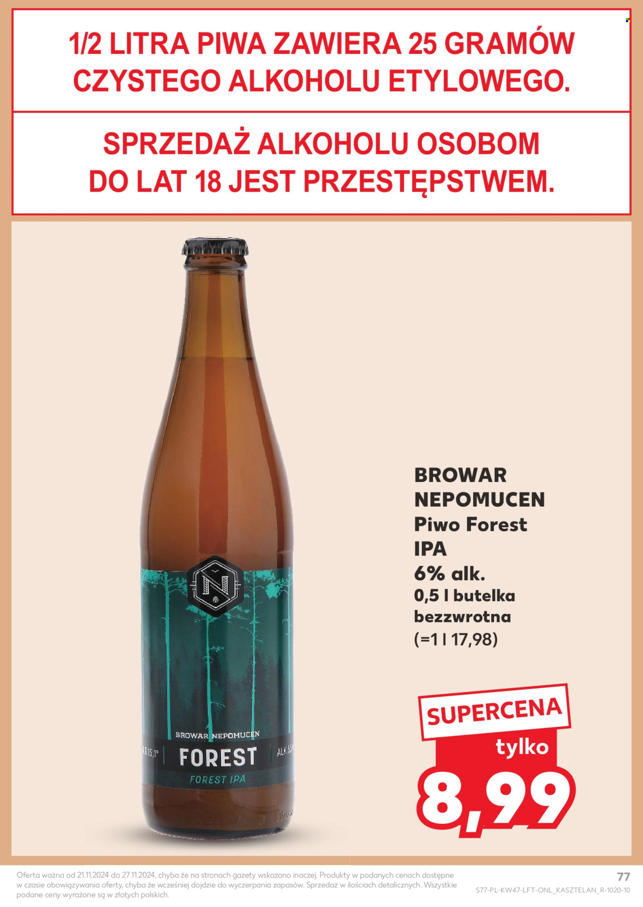 Gazetka Kaufland - 21.11.2024 - 27.11.2024. Strona 77