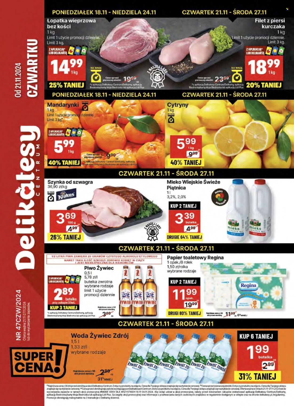 Gazetka Delikatesy Centrum - 21.11.2024 - 27.11.2024. Strona 1