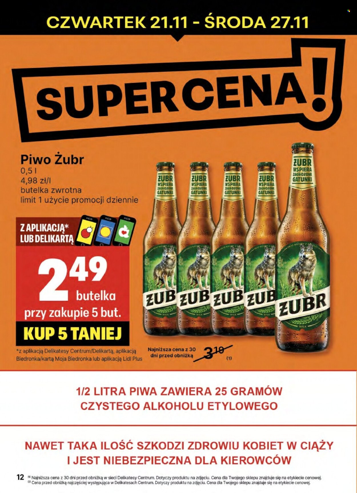 Gazetka Delikatesy Centrum - 21.11.2024 - 27.11.2024. Strona 12