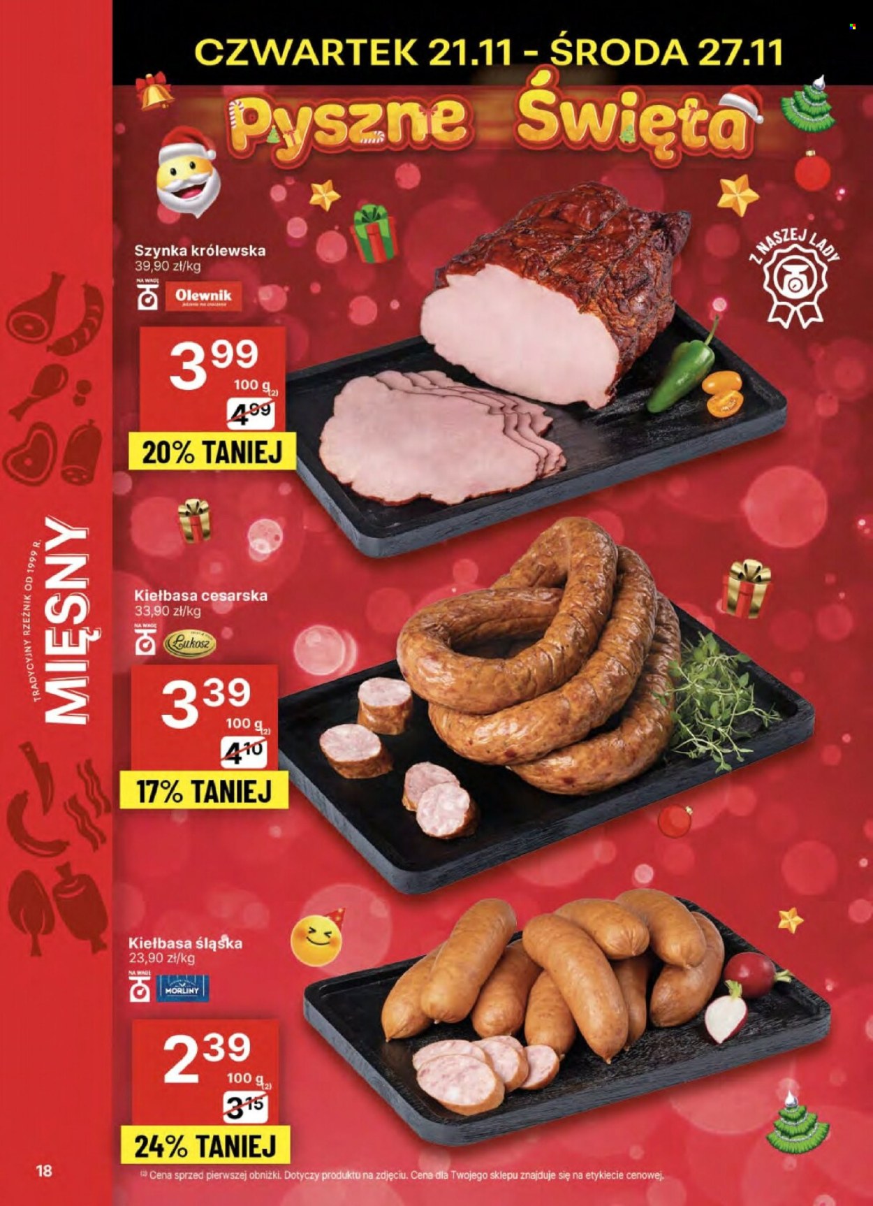 Gazetka Delikatesy Centrum - 21.11.2024 - 27.11.2024. Strona 18