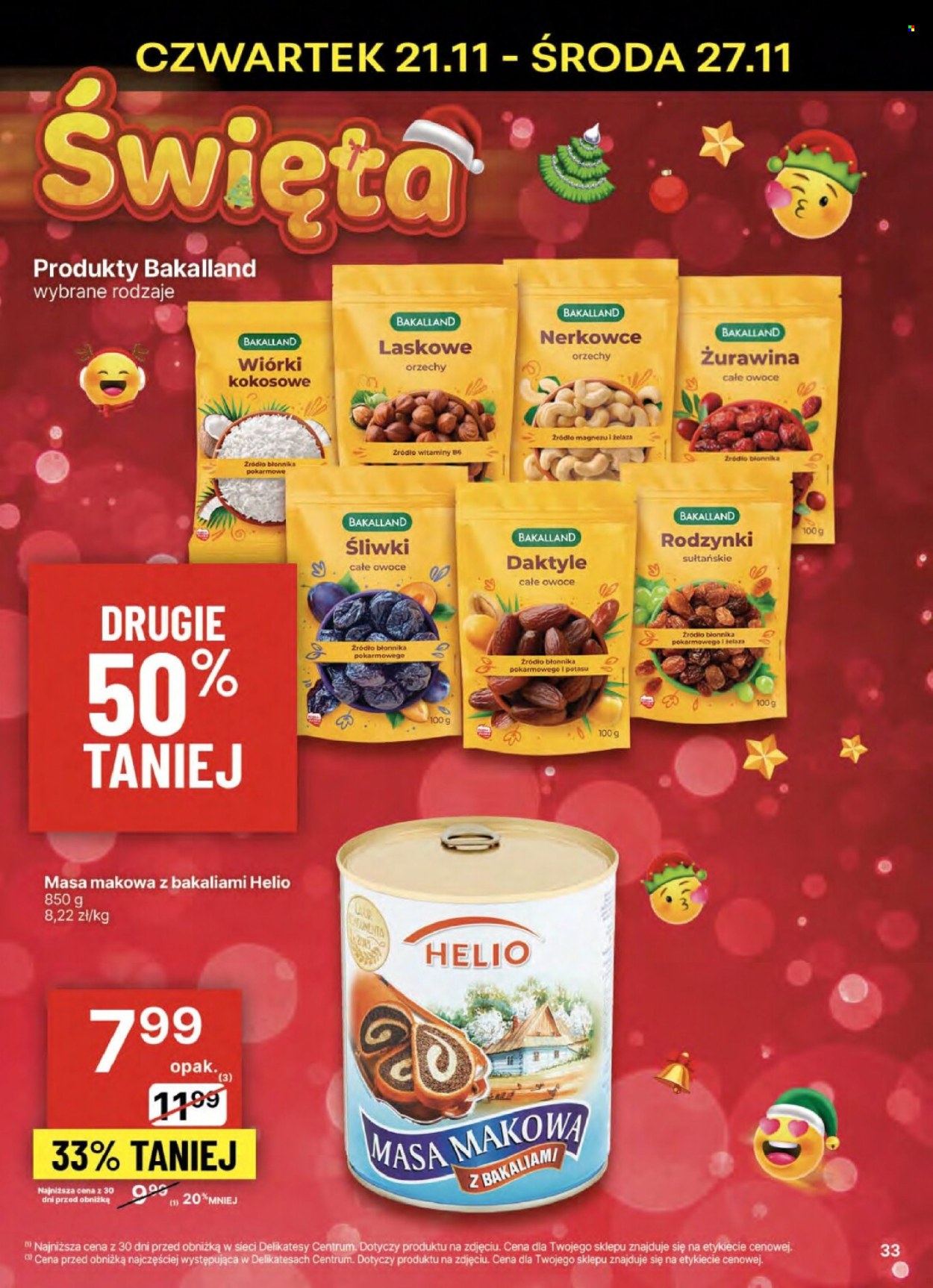 Gazetka Delikatesy Centrum - 21.11.2024 - 27.11.2024. Strona 33