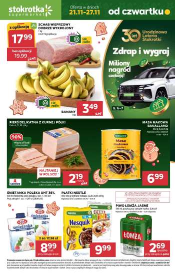 Gazetka Stokrotka Supermarket - 21.11.2024 - 27.11.2024.