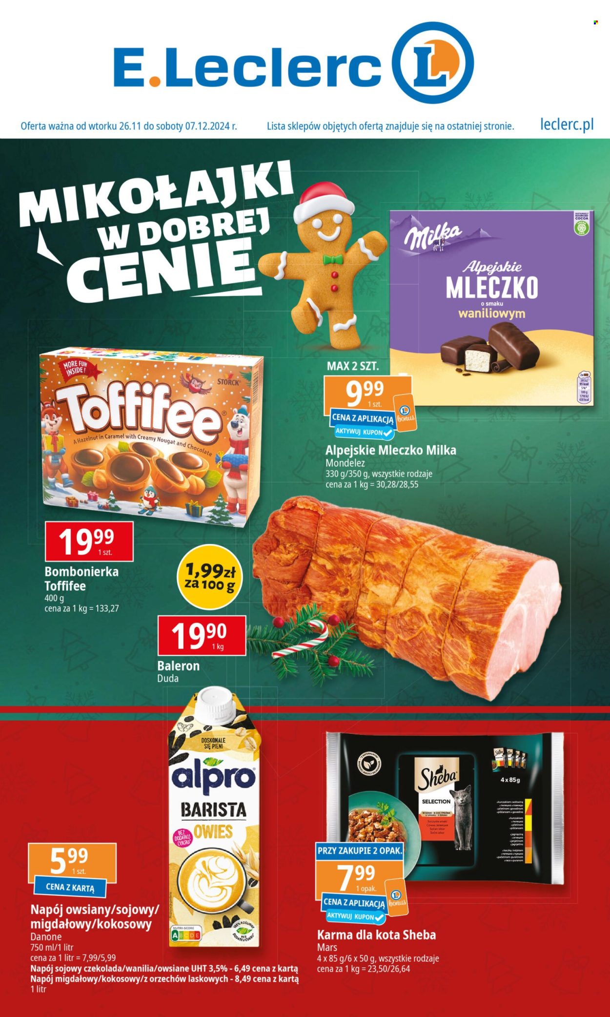 Gazetka E.Leclerc - 26.11.2024 - 7.12.2024. Strona 1
