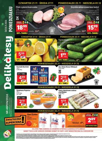 Gazetka Delikatesy Centrum - 25.11.2024 - 1.12.2024.