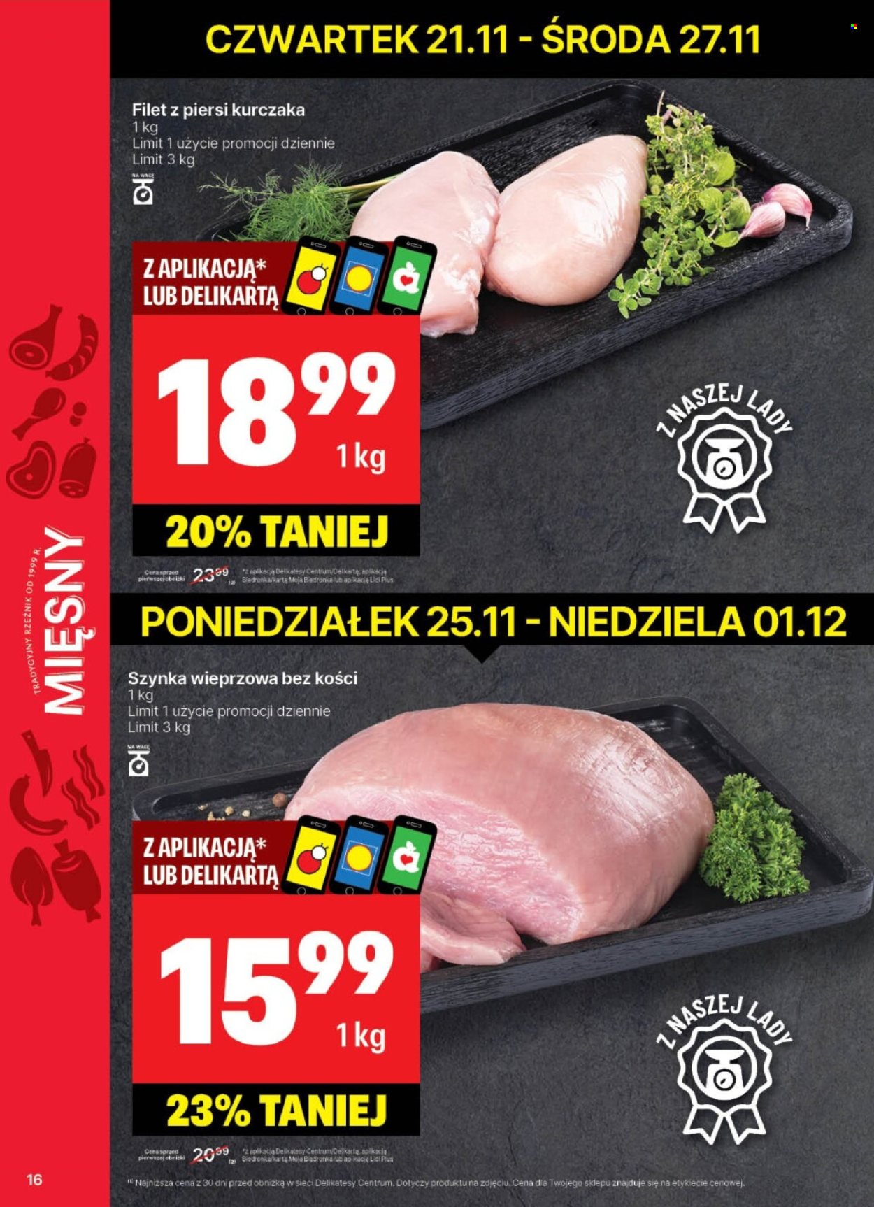 Gazetka Delikatesy Centrum - 25.11.2024 - 1.12.2024. Strona 16