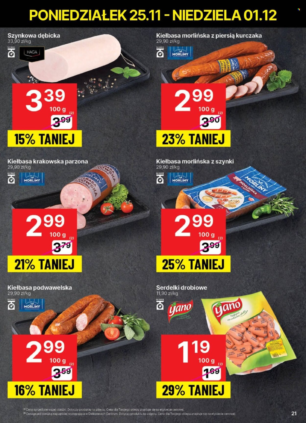 Gazetka Delikatesy Centrum - 25.11.2024 - 1.12.2024. Strona 21