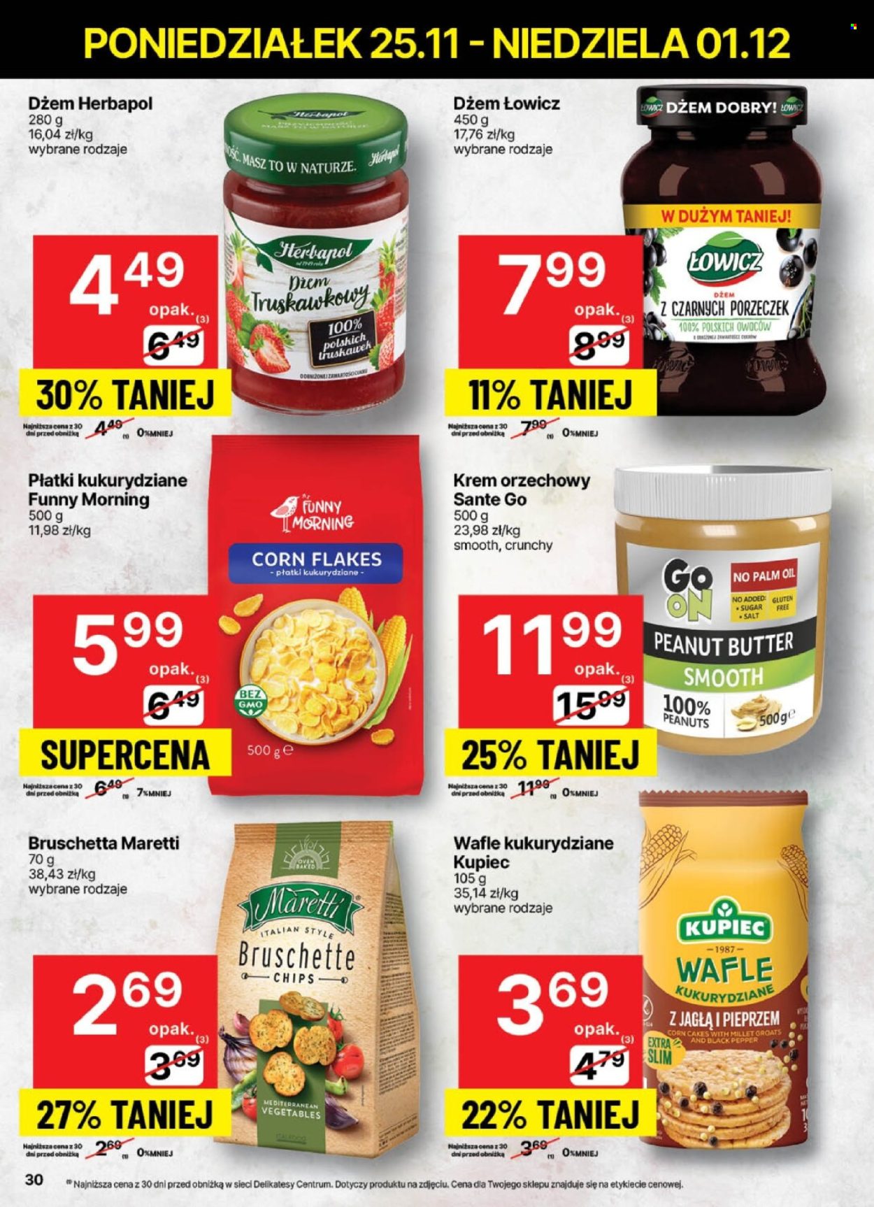 Gazetka Delikatesy Centrum - 25.11.2024 - 1.12.2024. Strona 30
