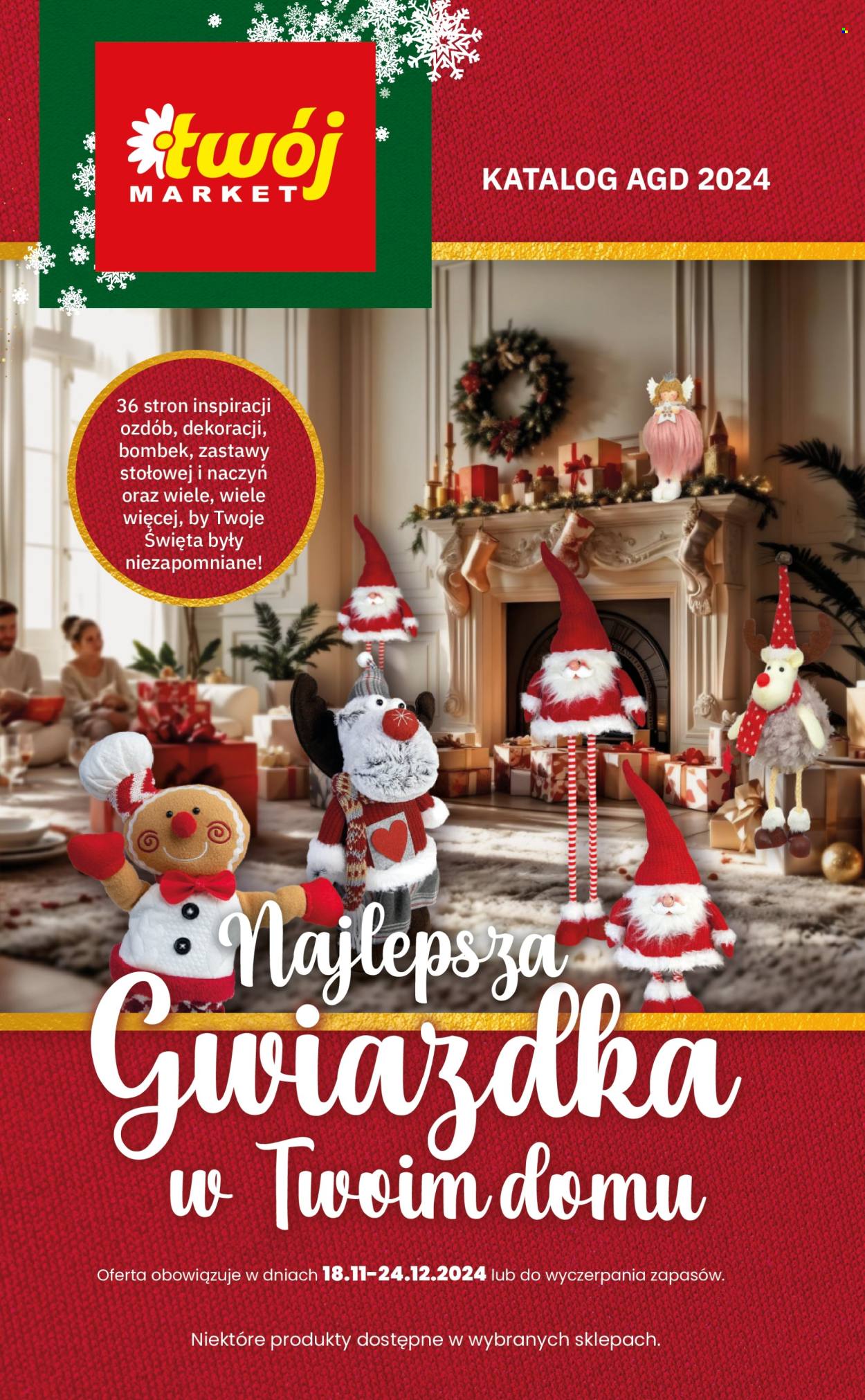 Gazetka Twój Market - 18.11.2024 - 24.12.2024. Strona 1