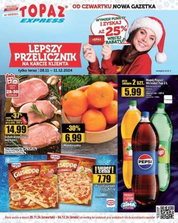 Gazetka Topaz Express - 28.11.2024 - 4.12.2024.