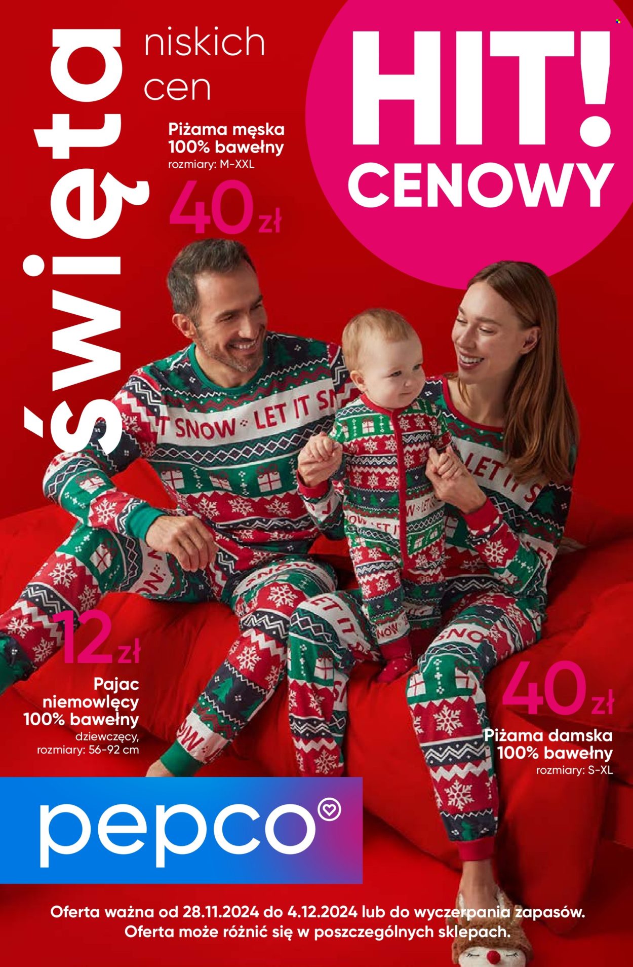 Gazetka Pepco - 28.11.2024 - 4.12.2024. Strona 1