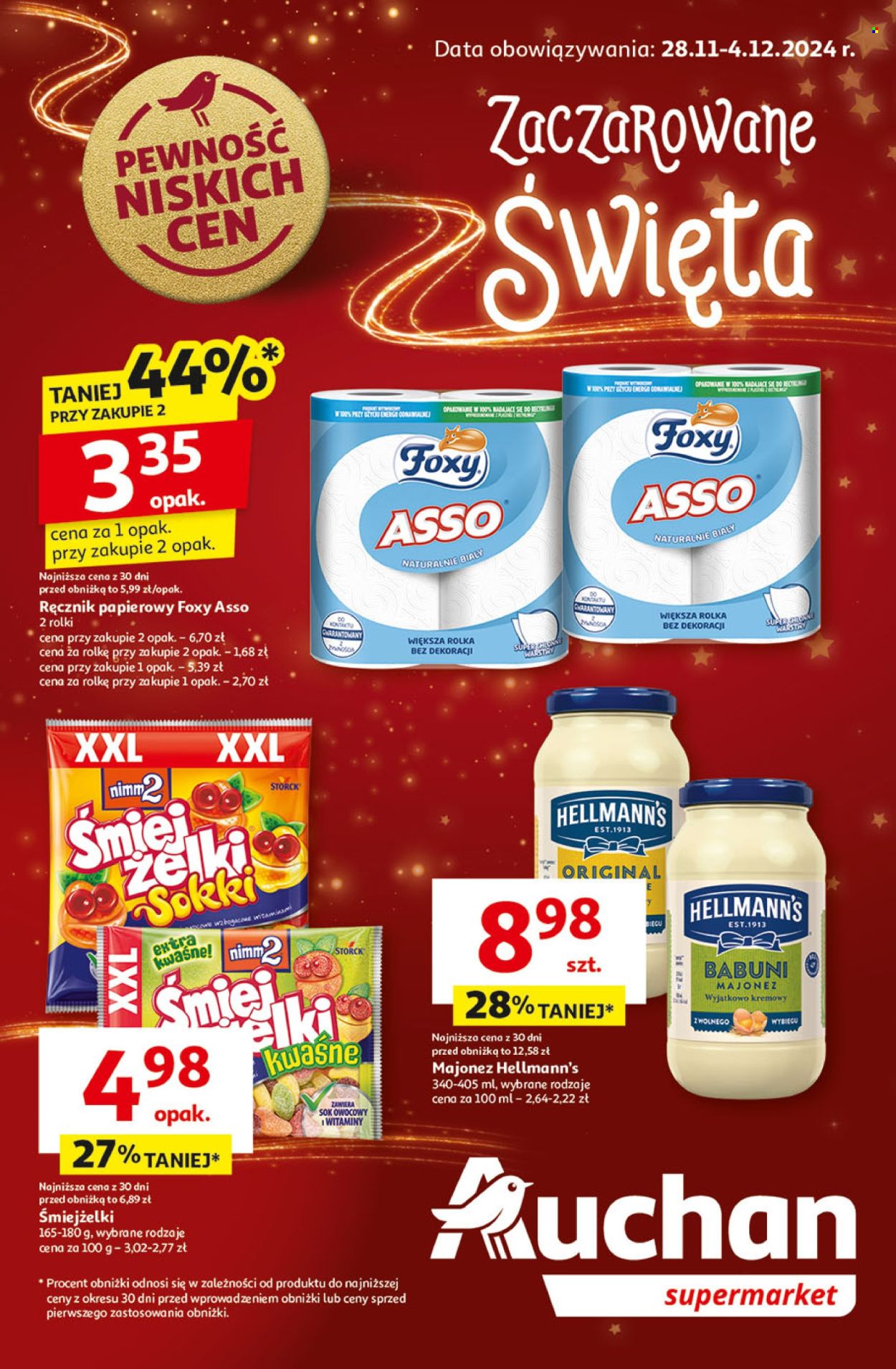 Leták Auchan - 28.11.2024 - 4.12.2024. Strana 1