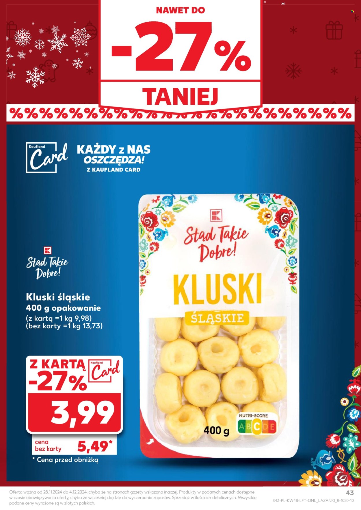 Gazetka Kaufland - 28.11.2024 - 4.12.2024. Strona 43