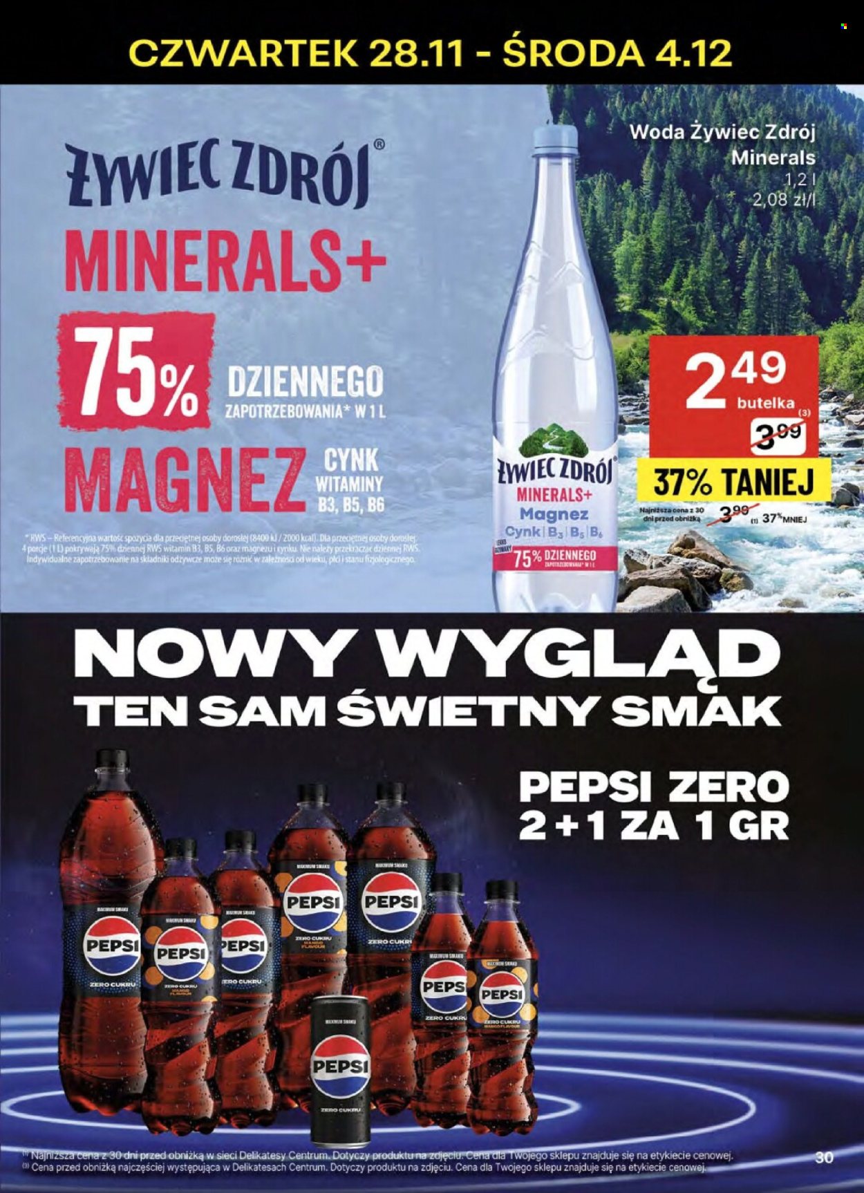 Gazetka Delikatesy Centrum - 28.11.2024 - 4.12.2024. Strona 30