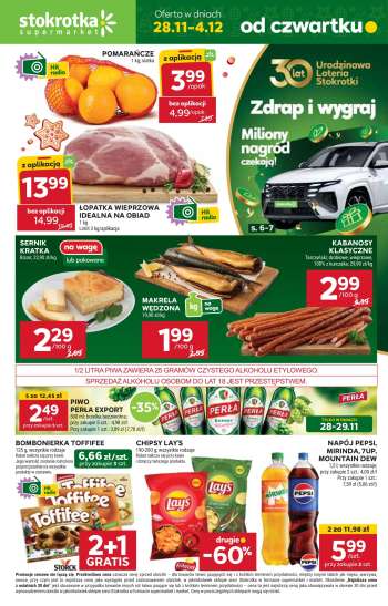 Gazetka Stokrotka Supermarket - 28.11.2024 - 4.12.2024.