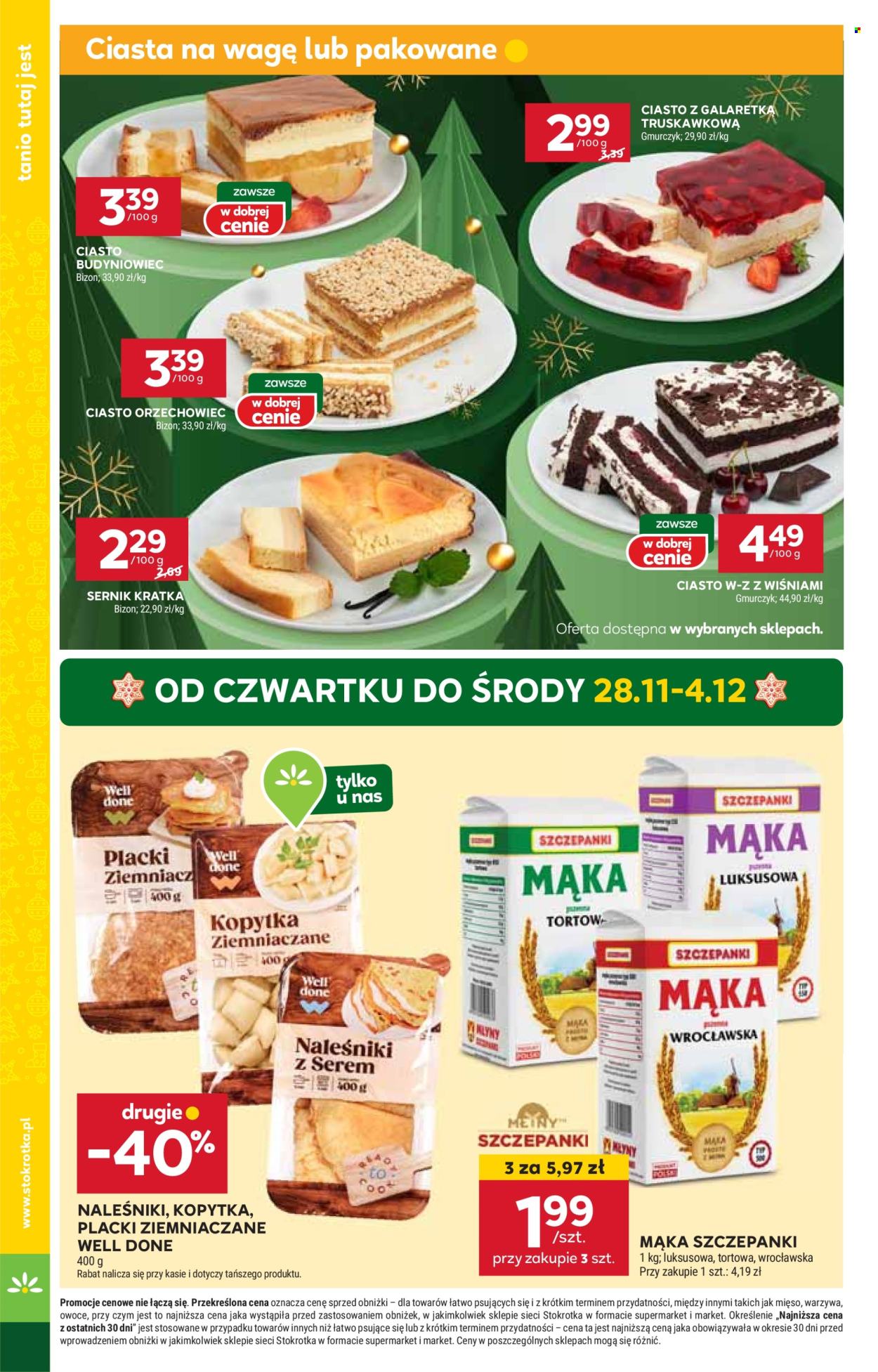 Leták Stokrotka Supermarket - 28.11.2024 - 4.12.2024. Strana 2
