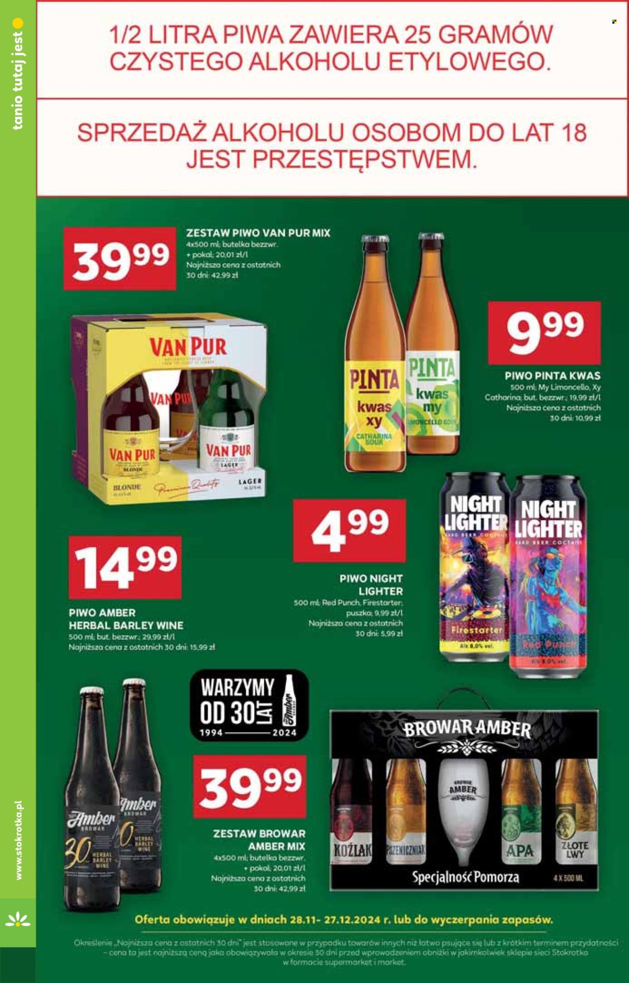 Leták Stokrotka Supermarket - 28.11.2024 - 4.12.2024. Strana 32