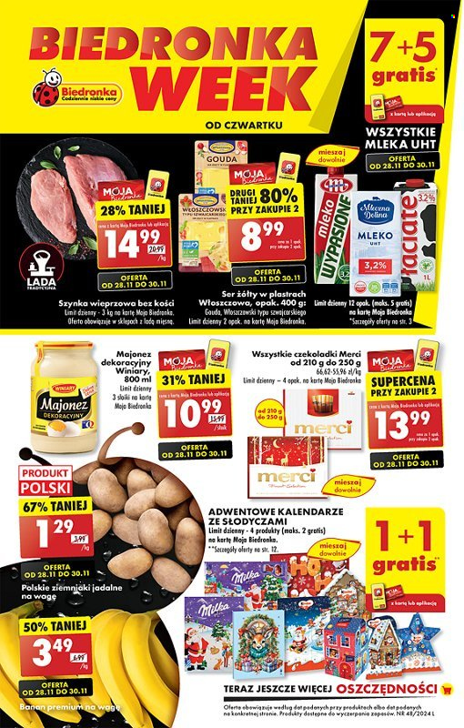 Gazetka Biedronka - 28.11.2024 - 4.12.2024. Strona 1