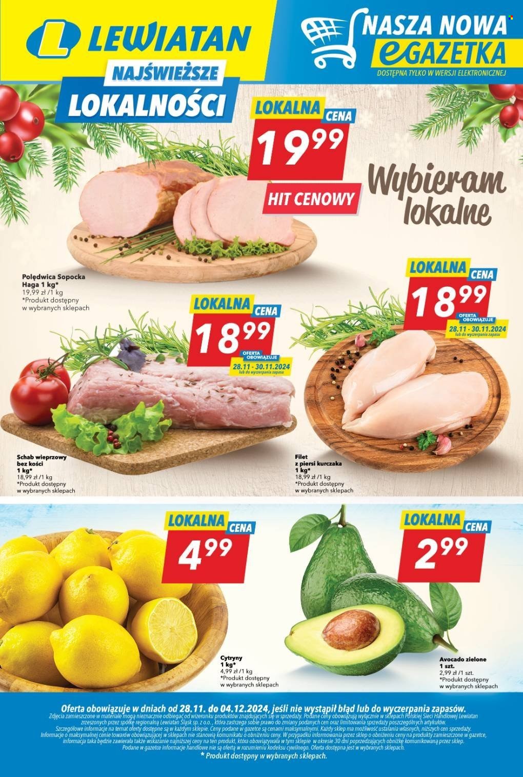 Gazetka Lewiatan - 28.11.2024 - 4.12.2024. Strona 1