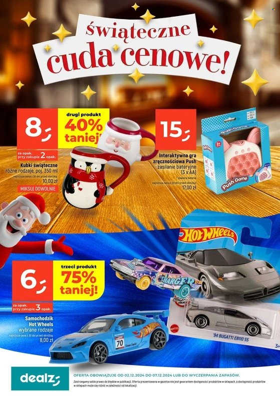 Leták Dealz - 2.12.2024 - 7.12.2024. Strana 1