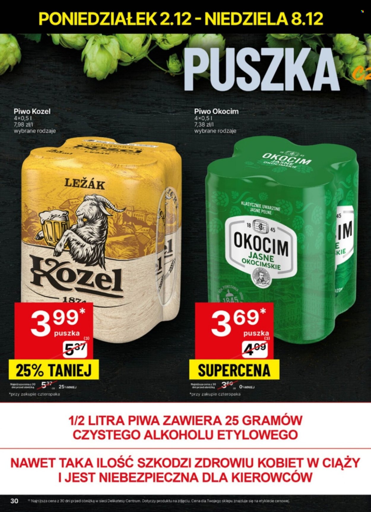 Gazetka Delikatesy Centrum - 2.12.2024 - 7.12.2024. Strona 30