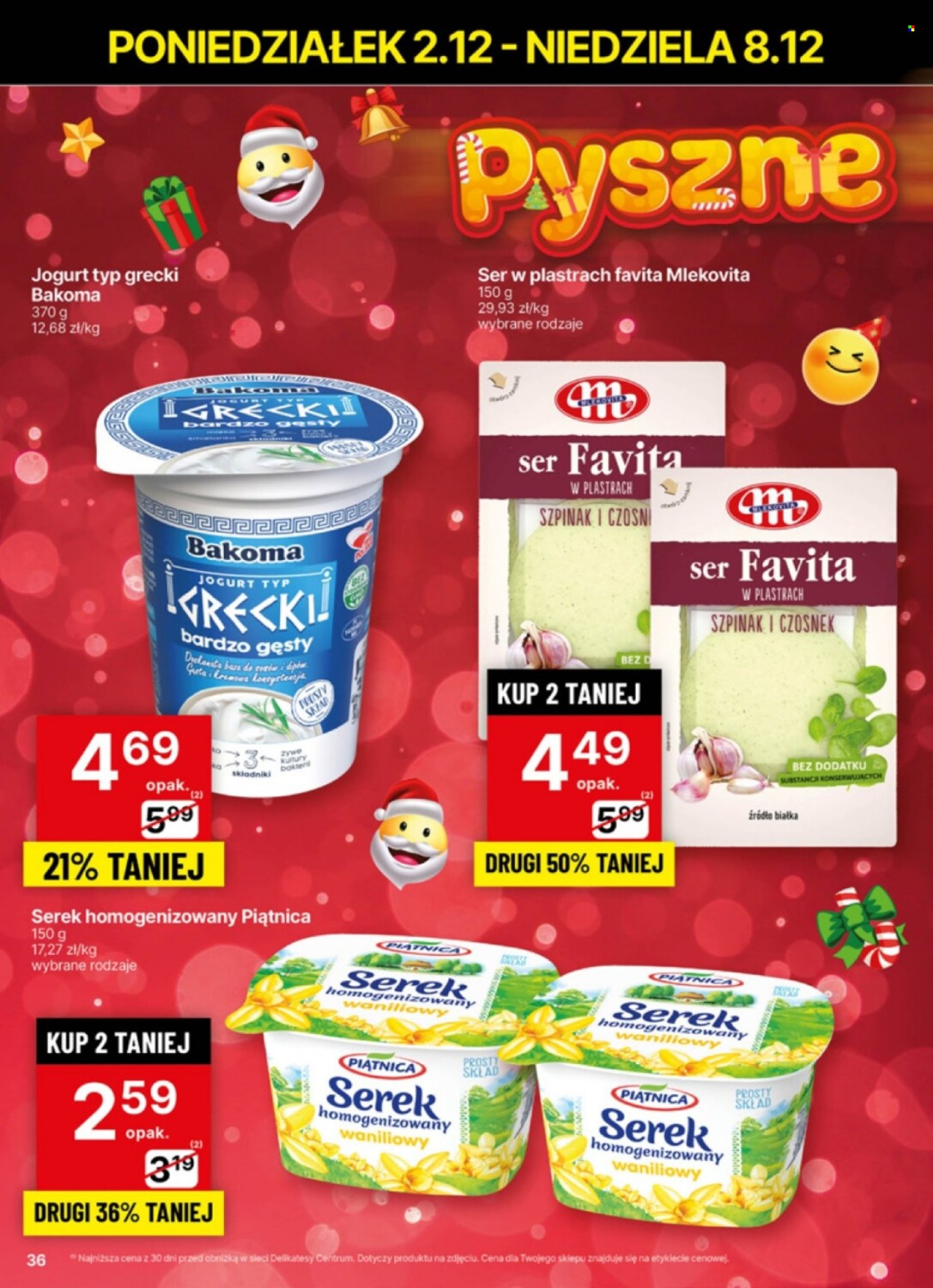 Gazetka Delikatesy Centrum - 2.12.2024 - 7.12.2024. Strona 36