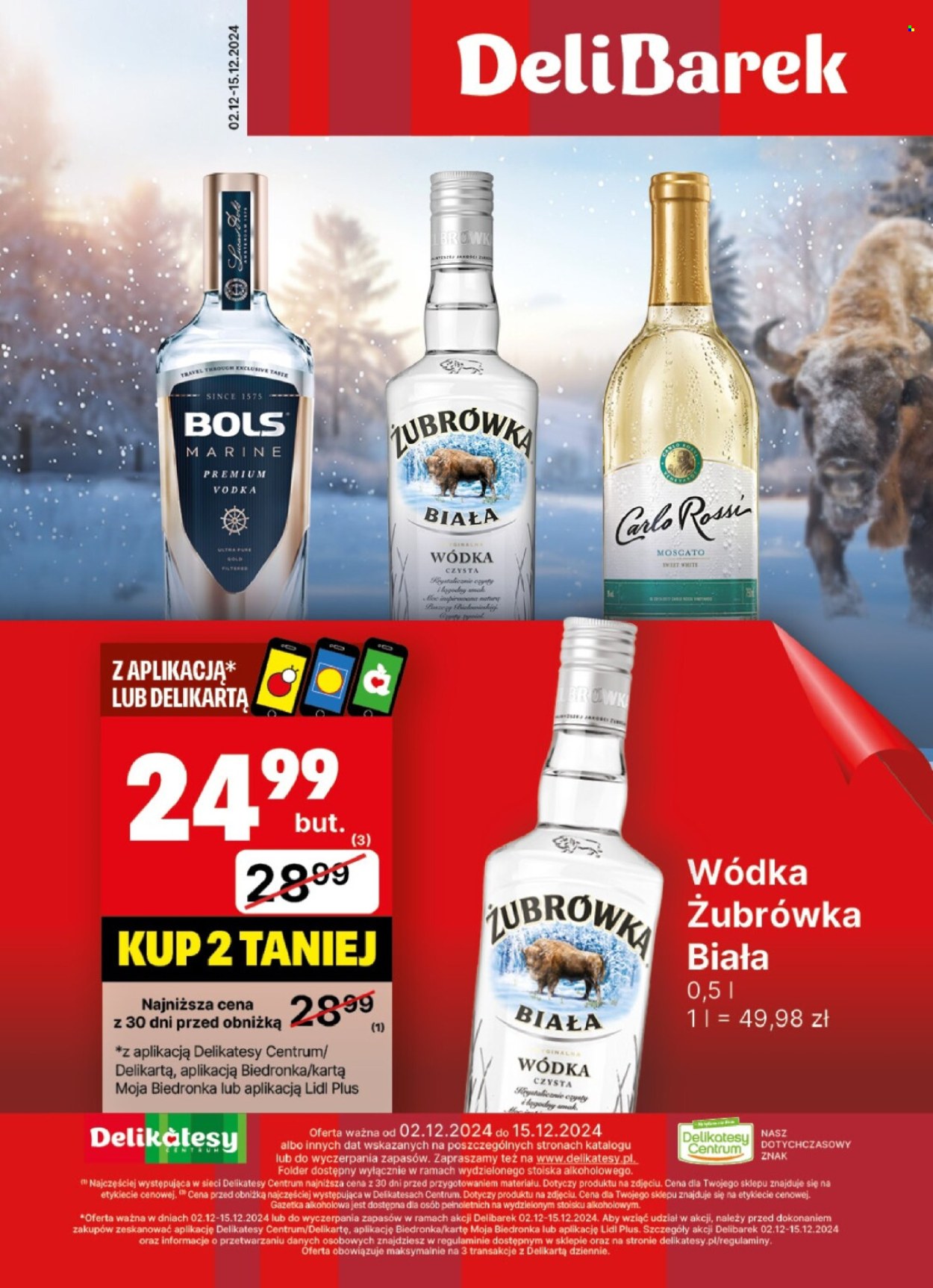 Gazetka Delikatesy Centrum - 2.12.2024 - 15.12.2024. Strona 1